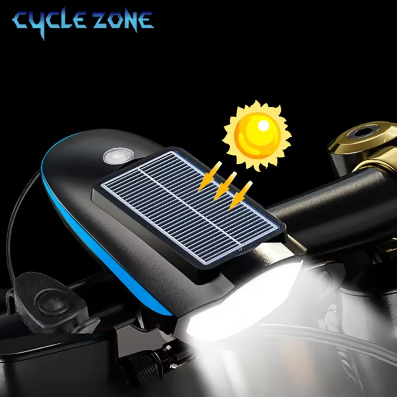 Велосипедная фара с солнечной зарядкой, велосипедная светодиодная передняя фара с громким динамиком 2 в 1, велосипедная звуковая лампа MTB, аксессуары для велоспорта
Велосипедная фара с солнечной зарядкой, велосипедная светодиодная передняя фара с громким динамиком 2 в 1, велосипедная звуковая лампа MTB, аксессуары для велоспорта