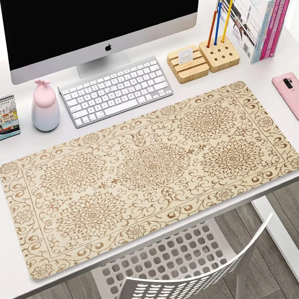 New retro Persian mousepad made of rubber is washable and anti-slip, suitable for gamers and families
New retro Persian mousepad made of rubber is washable and anti-slip, suitable for gamers and families