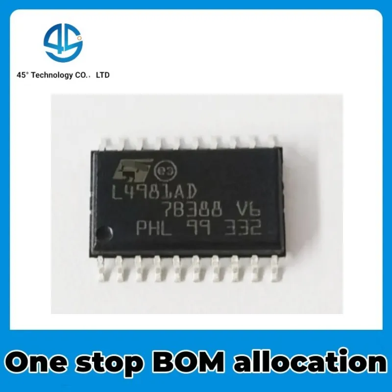 5 шт. новый оригинальный подлинный L4981AD L4981AD013TR патч SOP-20 чип управления питанием Новый IC чип
5 шт. новый оригинальный подлинный L4981AD L4981AD013TR патч SOP-20 чип управления питанием Новый IC чип
