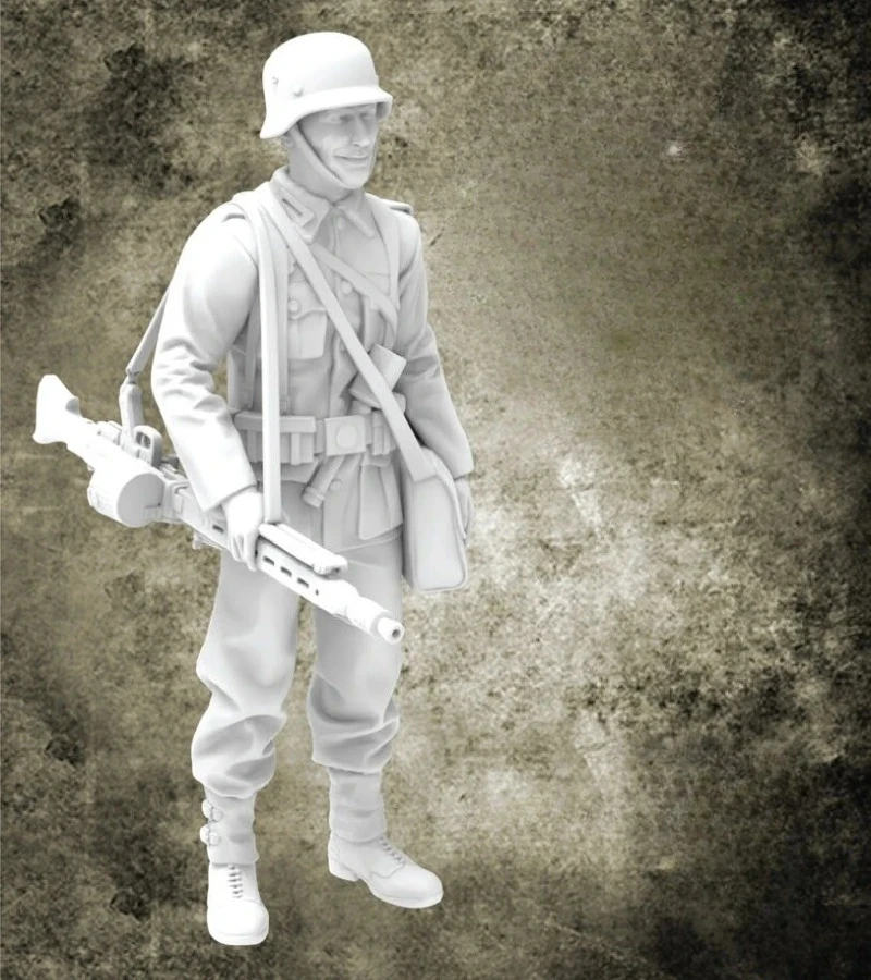 Набор моделей из литой смолы в масштабе 1/35: немецкий стрелок MG, требует самостоятельной сборки и покраски.
Набор моделей из литой смолы в масштабе 1/35: немецкий стрелок MG, требует самостоятельной сборки и покраски.