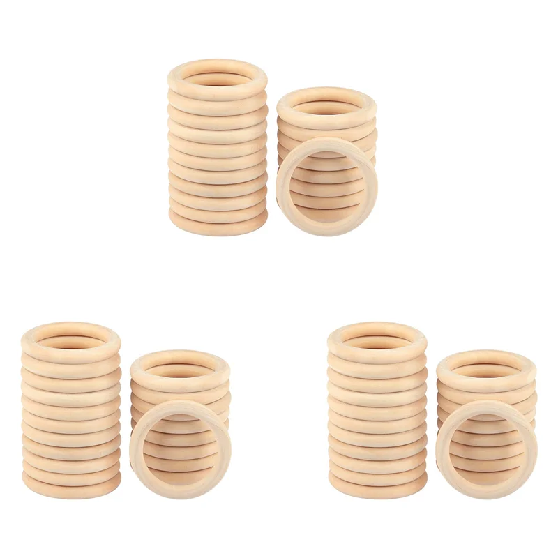 CYL-120Pcs 70Mm Wood Rings,Wooden Ring Wood Circles For DIY Crafts, Macrame Plant Hanger,Ornaments And Jewelry Making
CYL-120Pcs 70Mm Wood Rings,Wooden Ring Wood Circles For DIY Crafts, Macrame Plant Hanger,Ornaments And Jewelry Making
