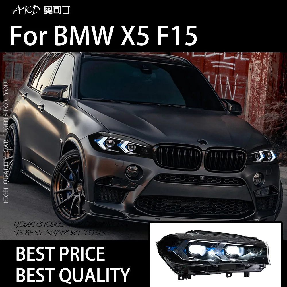 Car Lights for BMW X5 F15 X6 F162014-2018 LED Auto Headlights Assembly Upgrade Competition Bifocal Lens LHD RHD Lamp Accessories
Car Lights for BMW X5 F15 X6 F162014-2018 LED Auto Headlights Assembly Upgrade Competition Bifocal Lens LHD RHD Lamp Accessories