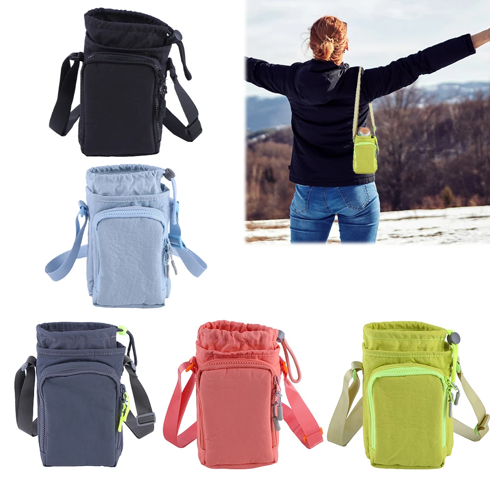 Water Bottle Holder with Strap with Front Pocket Crossbody Water Bottle Bag Drawstring Water Bottle Carrier for Outdoor Sports
Water Bottle Holder with Strap with Front Pocket Crossbody Water Bottle Bag Drawstring Water Bottle Carrier for Outdoor Sports