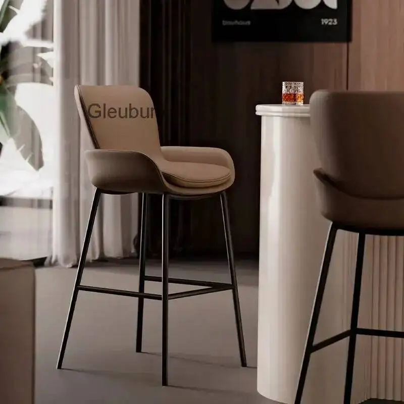 Relaxing Arm Bar Chairs Gray Leather Restaurant Design Bar Chairs Minimalist Ergonomic Sillas Para Comedor Unique Furniture
Relaxing Arm Bar Chairs Gray Leather Restaurant Design Bar Chairs Minimalist Ergonomic Sillas Para Comedor Unique Furniture