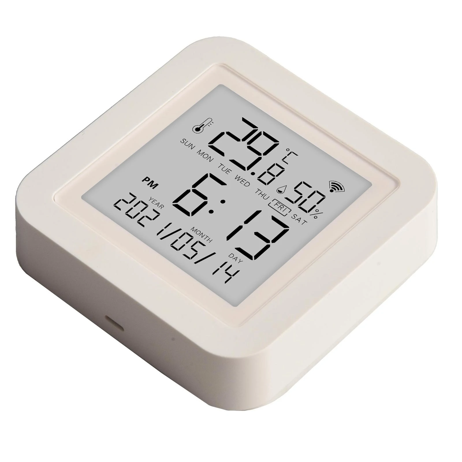 For Smart Life For Smart Home Temperature Monitor WiFi Indoor Sensor Temperature And Humidity Monitoring Offline Functionality
For Smart Life For Smart Home Temperature Monitor WiFi Indoor Sensor Temperature And Humidity Monitoring Offline Functionality