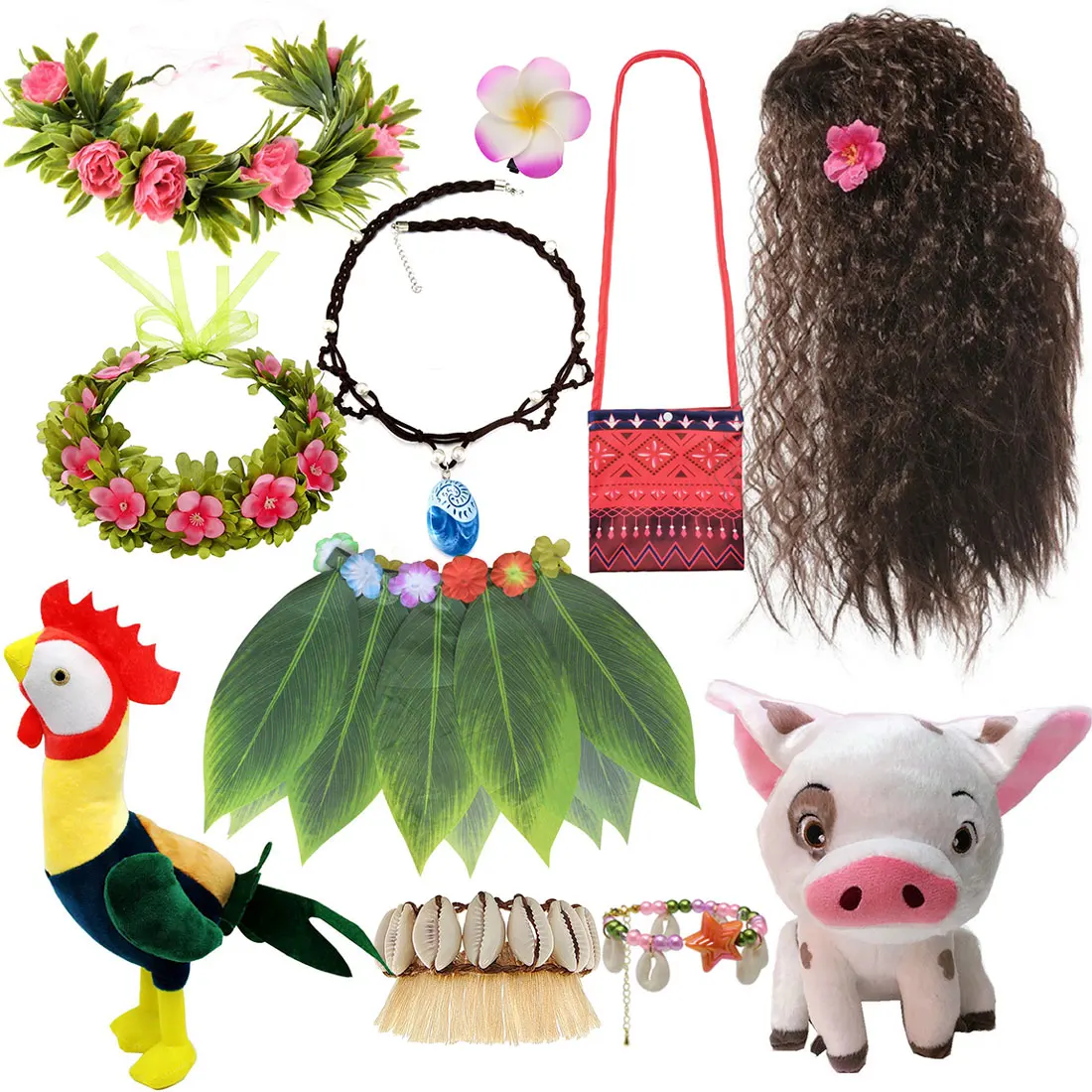 2026 Girls Ocean Tiara & Wand Set Starfish Decor Kids Wig Necklace Bag Grass Skirt Doll Wreath Crown Beach Moana Accessories Set
2026 Girls Ocean Tiara & Wand Set Starfish Decor Kids Wig Necklace Bag Grass Skirt Doll Wreath Crown Beach Moana Accessories Set