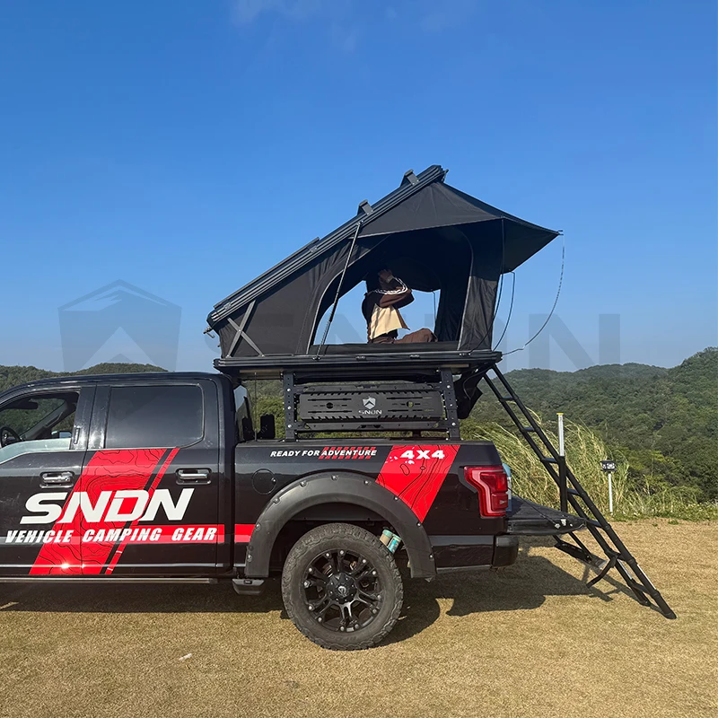 SNDN X Hinge Aluminum Corner Vehicle Camping Roof Top Tent Waterproof Rooftop Tent LED Light Quick Automatic Open Rooftop Tent
SNDN X Hinge Aluminum Corner Vehicle Camping Roof Top Tent Waterproof Rooftop Tent LED Light Quick Automatic Open Rooftop Tent