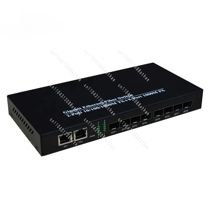 2 RJ45 8 Port SC Media Converter 20km Transfer Distance Base-TX -1000Base-FX 8 Port Gigabit Fiber Optical Ethernet Switch
2 RJ45 8 Port SC Media Converter 20km Transfer Distance Base-TX -1000Base-FX 8 Port Gigabit Fiber Optical Ethernet Switch