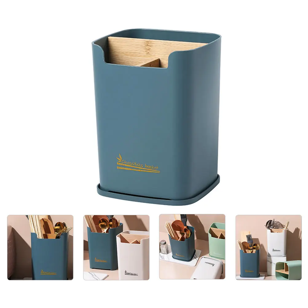 1pc Bamboo PP Kitchen Utensil Holder Chopsticks Container Lightweight Countertop Organizer Silverware Storage Home Hotel
1pc Bamboo PP Kitchen Utensil Holder Chopsticks Container Lightweight Countertop Organizer Silverware Storage Home Hotel
