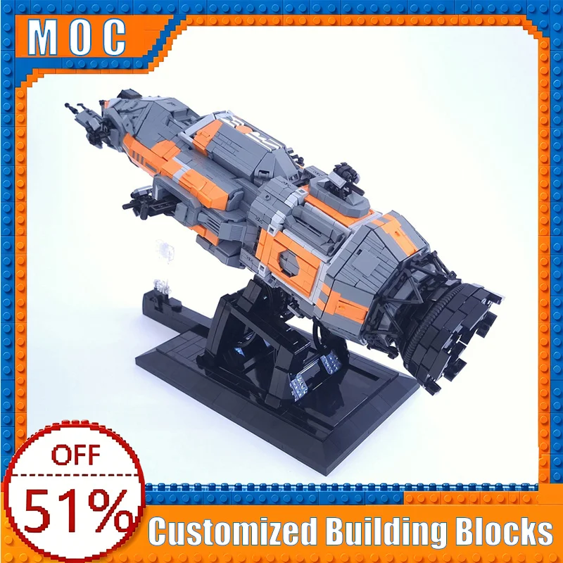 3981 Parts MCRN Tachi / Rocinante 1:90 Scale Building Blocks Model Assembly Educational Toy Creative Collection Birthday Gifts
3981 Parts MCRN Tachi / Rocinante 1:90 Scale Building Blocks Model Assembly Educational Toy Creative Collection Birthday Gifts