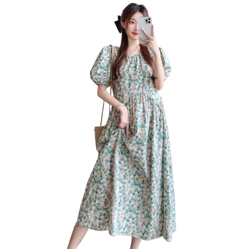 Maternity Clothings Dresses for Women 2024 Summer New Fresh Chiffon Flower Pregnant Woman Dress Green Flower Size M-2XL
Maternity Clothings Dresses for Women 2024 Summer New Fresh Chiffon Flower Pregnant Woman Dress Green Flower Size M-2XL