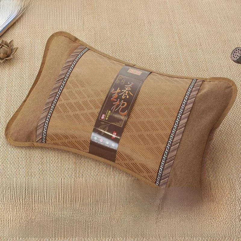Ice Silk Tea Leaf Pillow Neck Support Sleep Aid Single Person Men's Summer Bamboo Cooling Mat Medium Support Office Use
Ice Silk Tea Leaf Pillow Neck Support Sleep Aid Single Person Men's Summer Bamboo Cooling Mat Medium Support Office Use
