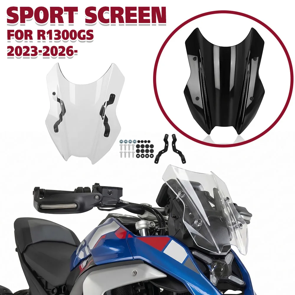 For BMW R1300GS R 1300 GS 2023-2026- Motorcycle Sport Screen Windshield Visor Double Bubble Windscreen Spoiler Deflector Fairing
For BMW R1300GS R 1300 GS 2023-2026- Motorcycle Sport Screen Windshield Visor Double Bubble Windscreen Spoiler Deflector Fairing