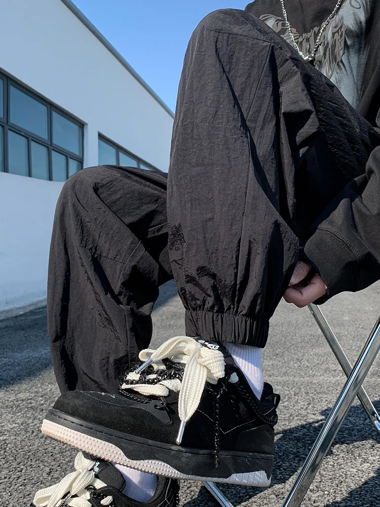 American Sle Qui Dry Workwear Trousers Men's Spring Autumn Loose Cuffed Lightweight Casual Long Pants Polyester Fiber
American Sle Qui Dry Workwear Trousers Men's Spring Autumn Loose Cuffed Lightweight Casual Long Pants Polyester Fiber