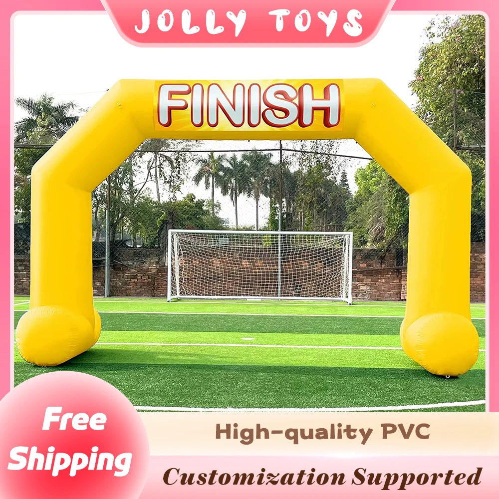 Custom Inflatable Start Finish Arch with Feet Advertising Sports Event Arch Easy Set Up Start Entry for Marathon Race Event
Custom Inflatable Start Finish Arch with Feet Advertising Sports Event Arch Easy Set Up Start Entry for Marathon Race Event