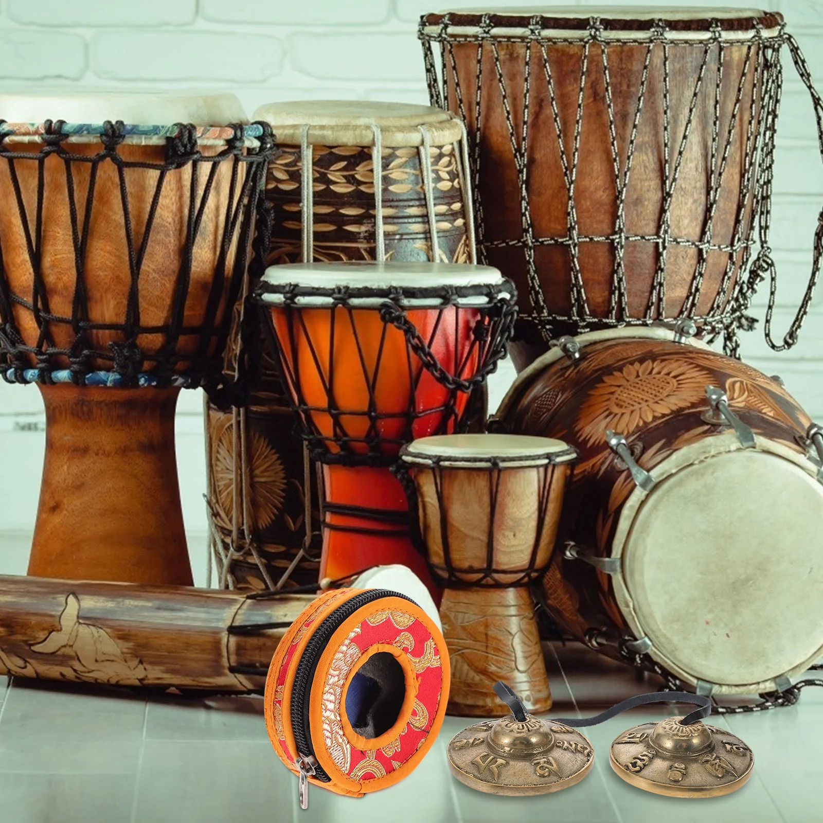 Bell Ring Set Nepal Storage Pouch Tibetan Meditation Container Case Cymbal Holder Bag
Bell Ring Set Nepal Storage Pouch Tibetan Meditation Container Case Cymbal Holder Bag