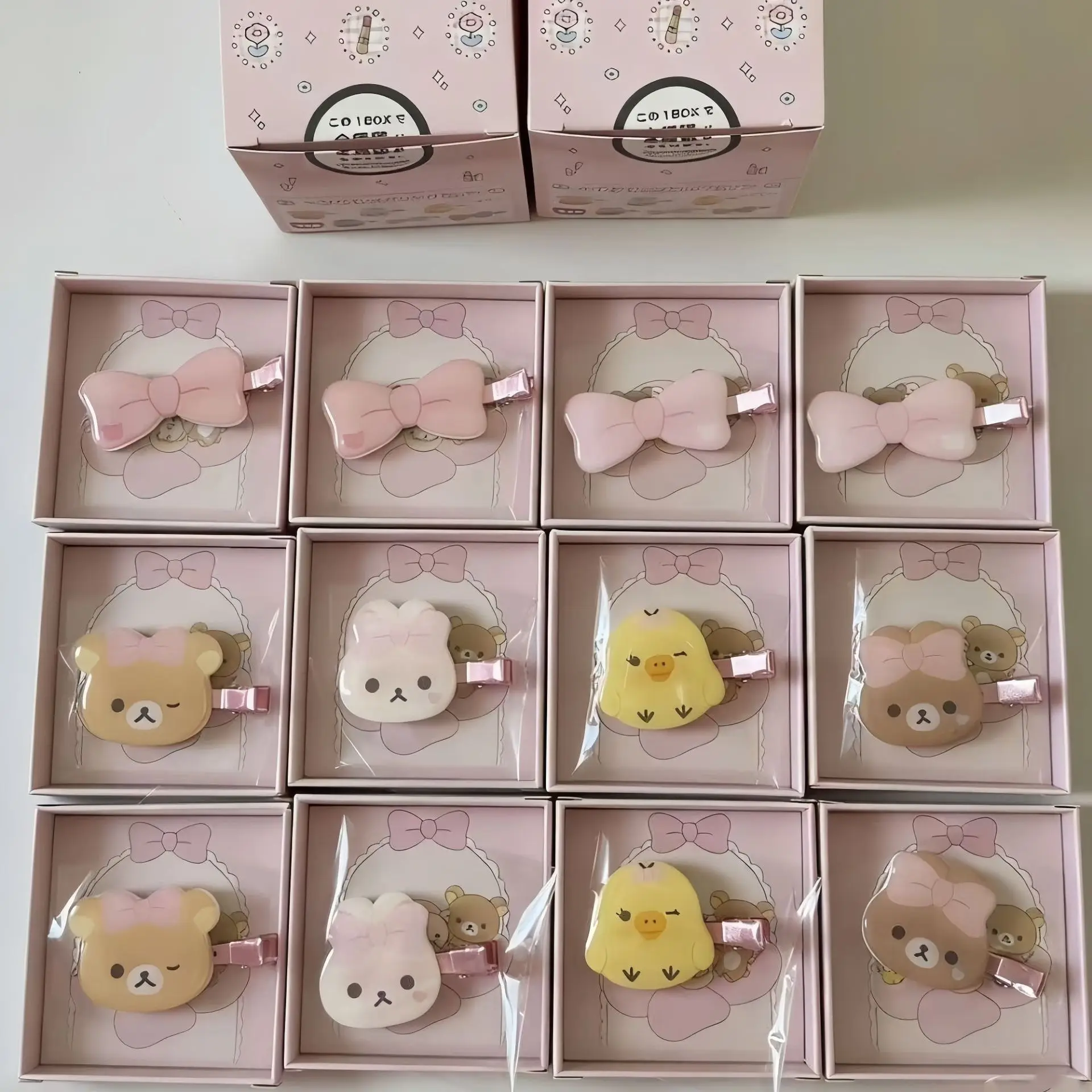 Y2K Bear Rabbit Chick Animal Hair Clip Blind Box for Women Cute Rilakkuma Acrylic Barrettes Hairclips Jewelry
Y2K Bear Rabbit Chick Animal Hair Clip Blind Box for Women Cute Rilakkuma Acrylic Barrettes Hairclips Jewelry