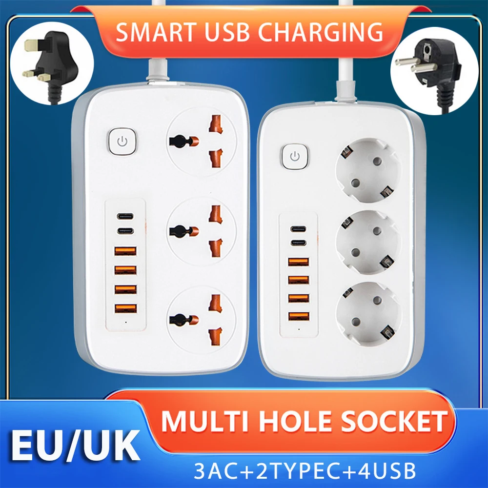 Розетка высокой мощности 2500 Вт для ЕС/Великобритании с USB-портом для зарядки Type-C, электрическая розетка, удлинитель переменного тока, 230 В, 250 В, вилка, домашний офис
Розетка высокой мощности 2500 Вт для ЕС/Великобритании с USB-портом для зарядки Type-C, электрическая розетка, удлинитель переменного тока, 230 В, 250 В, вилка, домашний офис