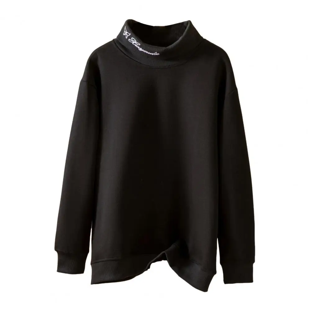 Loose Fit Spring Jumper Cozy Stand Collar Sweatshirt for Women Thick Winter Pullover with Neck Long Sleeves for Wear
Loose Fit Spring Jumper Cozy Stand Collar Sweatshirt for Women Thick Winter Pullover with Neck Long Sleeves for Wear