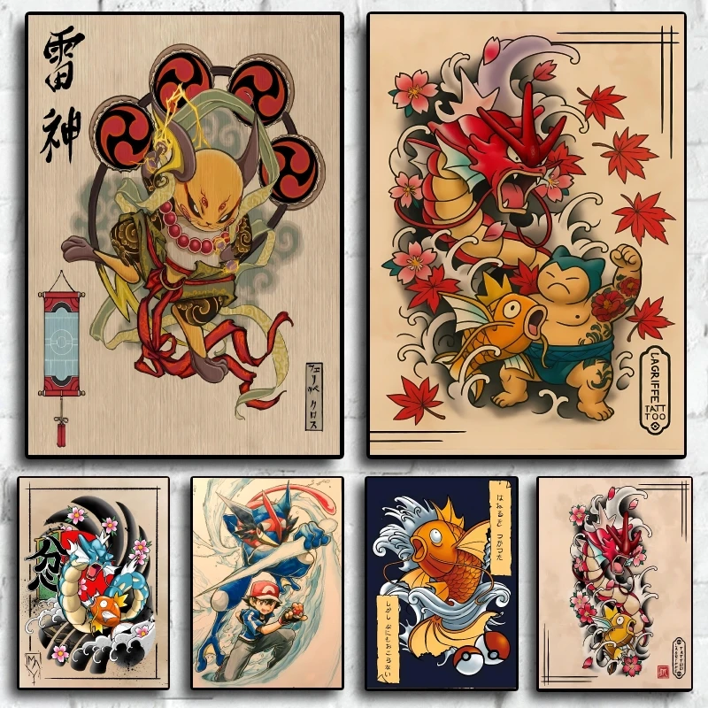 Classic Anime Canvas Printing Pokemon Wall Decoration Poster Toys Modular Painting Comics Pictures Children Gifts Hanging
Classic Anime Canvas Printing Pokemon Wall Decoration Poster Toys Modular Painting Comics Pictures Children Gifts Hanging