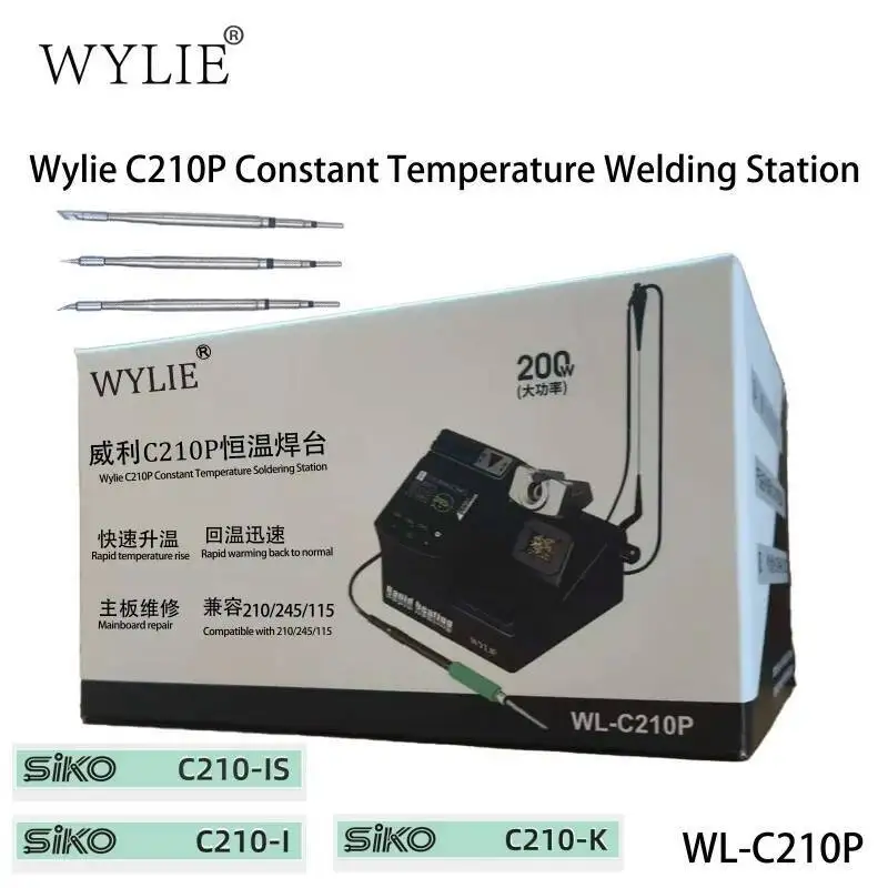 200W Digital OLED Display Welding Station For Phone Pad Xbox PS4 PS5 Repair With C210 Handle Knife Tip Fast Preheat Sleep Stand
200W Digital OLED Display Welding Station For Phone Pad Xbox PS4 PS5 Repair With C210 Handle Knife Tip Fast Preheat Sleep Stand