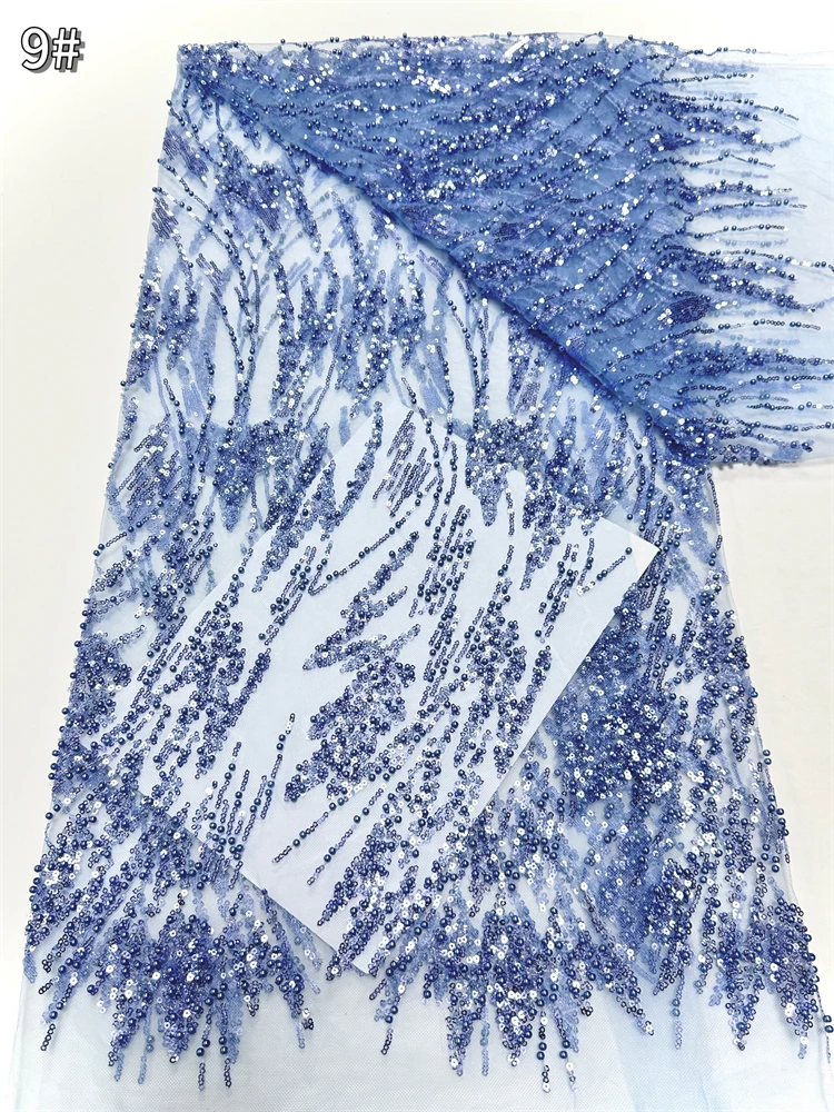 Красивое нигерийское кружево с блестками, африканские бусины, кружевная ткань, высокое качество, 5 ярдов, африканский французский тюль, сетчатое кружево для свадьбы.
Красивое нигерийское кружево с блестками, африканские бусины, кружевная ткань, высокое качество, 5 ярдов, африканский французский тюль, сетчатое кружево для свадьбы.