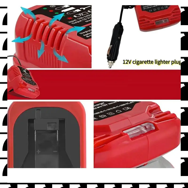 A44U 2X Car Charger For 18V M18 Battery Charger Replacement,Portable Mini Quick Charger,Cigarette Lighter Plug
A44U 2X Car Charger For 18V M18 Battery Charger Replacement,Portable Mini Quick Charger,Cigarette Lighter Plug
