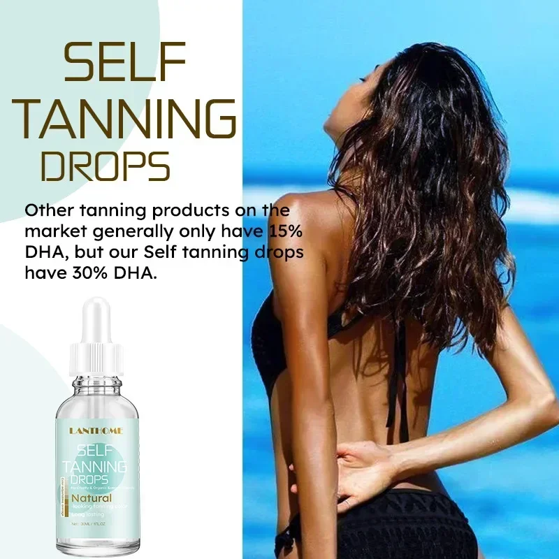 Lanthome 30ml Self-Tanning Drops Body Lotion Natural Tanning Oil for Skin Care Without UV Damage Absorb Quickly Sun Tan Body Oil
Lanthome 30ml Self-Tanning Drops Body Lotion Natural Tanning Oil for Skin Care Without UV Damage Absorb Quickly Sun Tan Body Oil