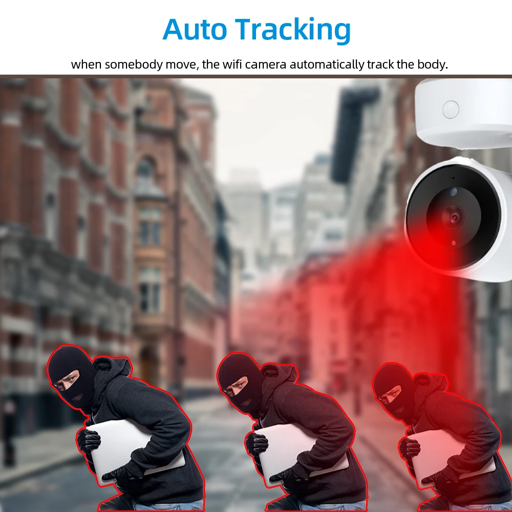 Tuya Smart Life 5mp Wifi PTZ Security Camera Auto Tracking Wireless CCTV Video Surveillance Camera 2 Way Video Call Indoor Home Baby Monitor Cam Color Night Vision
Tuya Smart Life 5mp Wifi PTZ Security Camera Auto Tracking Wireless CCTV Video Surveillance Camera 2 Way Video Call Indoor Home Baby Monitor Cam Color Night Vision