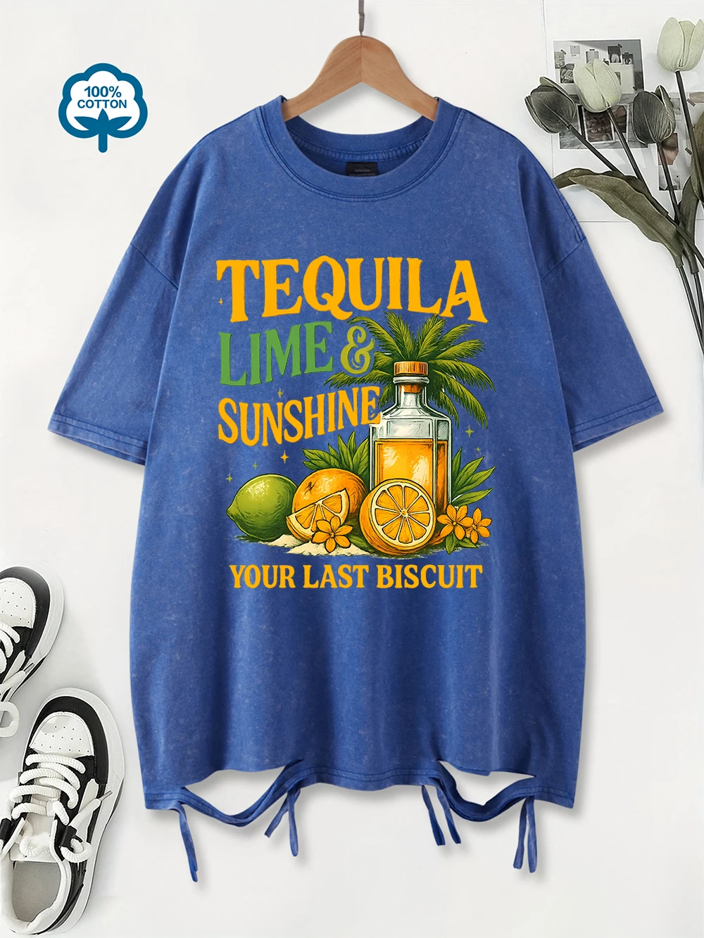 Женская потертая футболка большого размера из хлопка Tequila Lime Sunshie Your Last Biscuit с принтами, топы, летняя футболка с круглым вырезом и дырками, одежда Y2K
Женская потертая футболка большого размера из хлопка Tequila Lime Sunshie Your Last Biscuit с принтами, топы, летняя футболка с круглым вырезом и дырками, одежда Y2K
