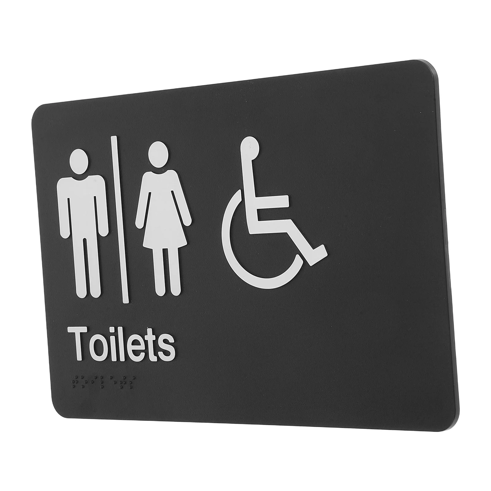 Braille Restroom Signs High Visibility Door Markers Unisex Toilet Symbols Handicap Bathroom Signage ABS Durability Safety
Braille Restroom Signs High Visibility Door Markers Unisex Toilet Symbols Handicap Bathroom Signage ABS Durability Safety