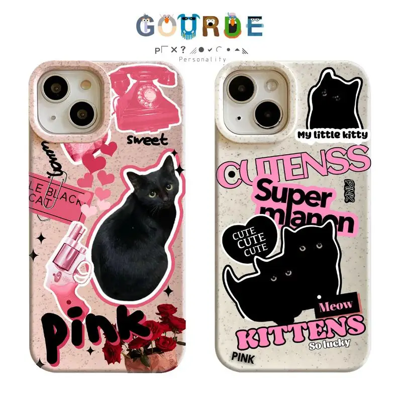 Gourde Fashion Unique Casing Black Cat Pattern Case for Iphone 15 14 12 13 11 Pro Max IP 7 8 Plus Iphon X XS XR Xs Max
Gourde Fashion Unique Casing Black Cat Pattern Case for Iphone 15 14 12 13 11 Pro Max IP 7 8 Plus Iphon X XS XR Xs Max