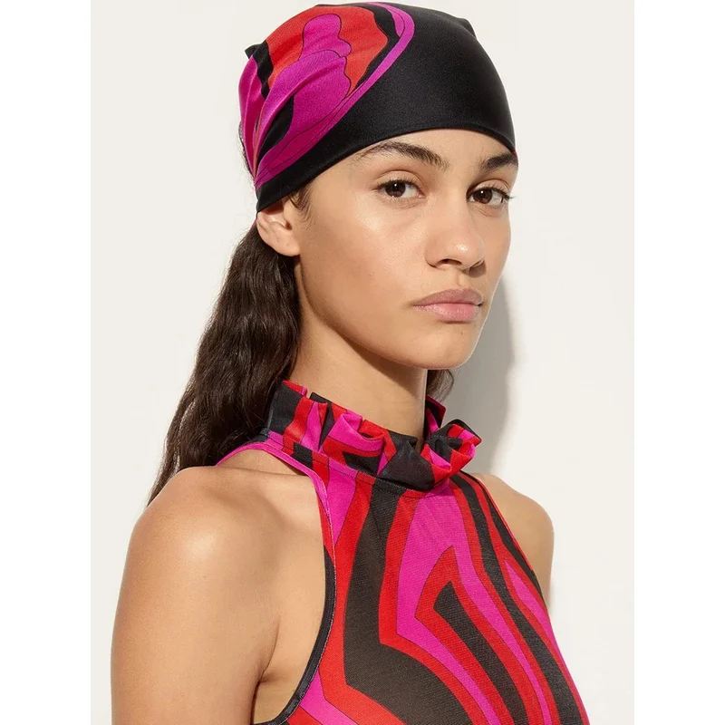 Summer Fashion Beach Style Resort Sunscreen Geometric Print Silk Headscarf Women's Triangle Decoration Lace-Up Headscarf
Summer Fashion Beach Style Resort Sunscreen Geometric Print Silk Headscarf Women's Triangle Decoration Lace-Up Headscarf