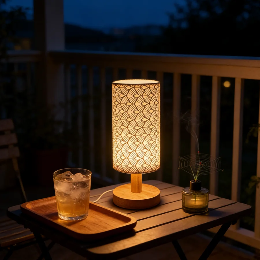 1PC Minimalist Geometric Pattern Table Lamp Wooden Base Warm Glow Bedroom Night Light
1PC Minimalist Geometric Pattern Table Lamp Wooden Base Warm Glow Bedroom Night Light