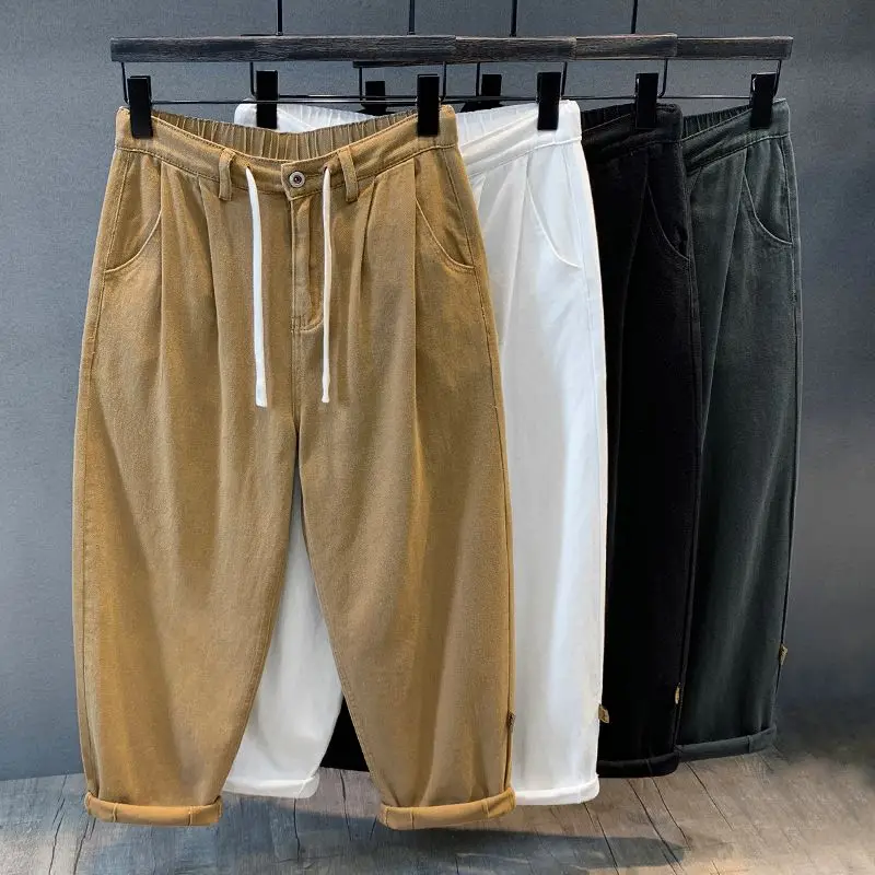 Man Cowboy Pants Trousers Harem Straight Men's Jeans Khaki Washed Winter Y2k Streetwear Classic Denim Spring Autumn Kpop Vintage
Man Cowboy Pants Trousers Harem Straight Men's Jeans Khaki Washed Winter Y2k Streetwear Classic Denim Spring Autumn Kpop Vintage