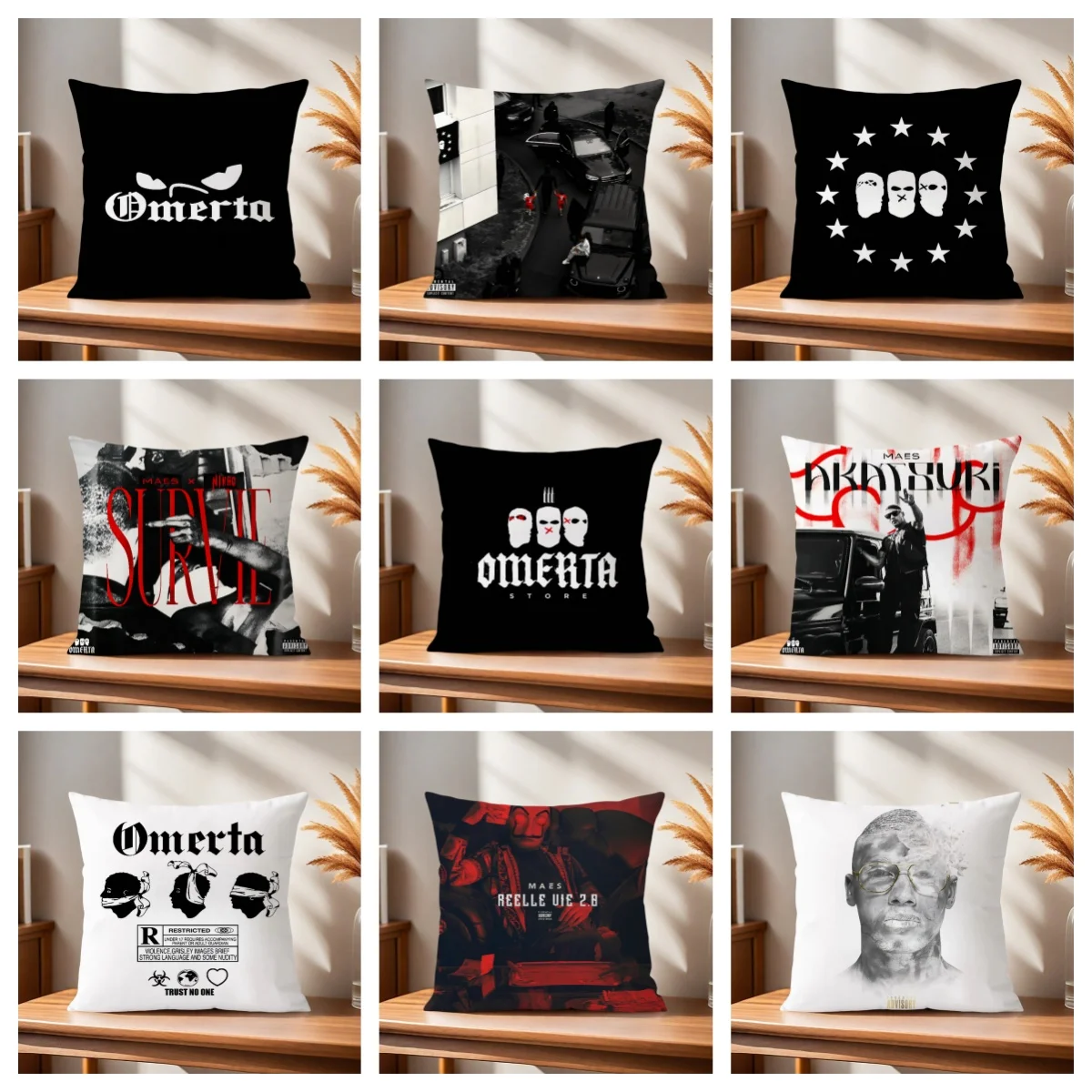 1pc Omerta Silent Law Mafia Style Pillow Cover, Polyester, 2-Sided 2D Print, Cool Living Room Bedroom Sofa Decor, Cultural Memor
1pc Omerta Silent Law Mafia Style Pillow Cover, Polyester, 2-Sided 2D Print, Cool Living Room Bedroom Sofa Decor, Cultural Memor