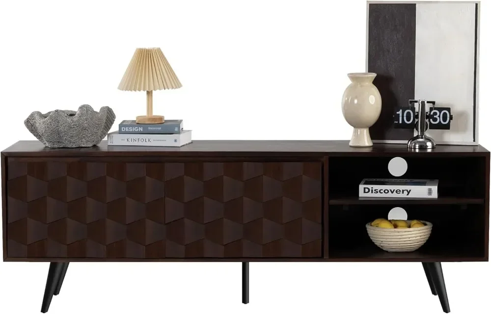 For 65 Inch Solid Wood TV Stand, Under 10 Minutes Assembly Entertainment Center with Storage Geometric Pattern TV Console
For 65 Inch Solid Wood TV Stand, Under 10 Minutes Assembly Entertainment Center with Storage Geometric Pattern TV Console