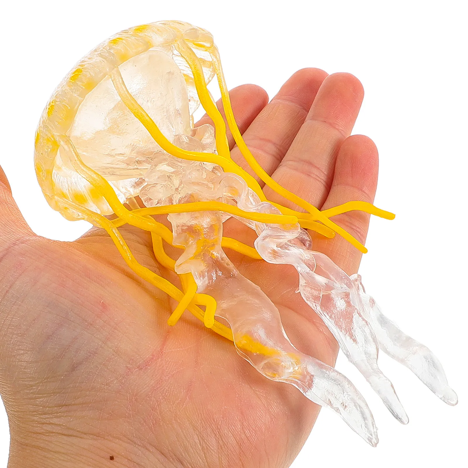 Realistic Yellow Simulation Jellyfish for Aquarium Decor Fish Tank Ornaments Ocean Theme Party Educational Sea Creature
Realistic Yellow Simulation Jellyfish for Aquarium Decor Fish Tank Ornaments Ocean Theme Party Educational Sea Creature