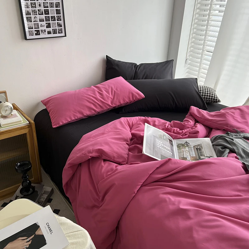 4pcs Soft Washed Cotton Bedding Set Modern Duvet Cover+Sheet+Pillowcase Home Linens For Four Season Full Drop Shipping
4pcs Soft Washed Cotton Bedding Set Modern Duvet Cover+Sheet+Pillowcase Home Linens For Four Season Full Drop Shipping