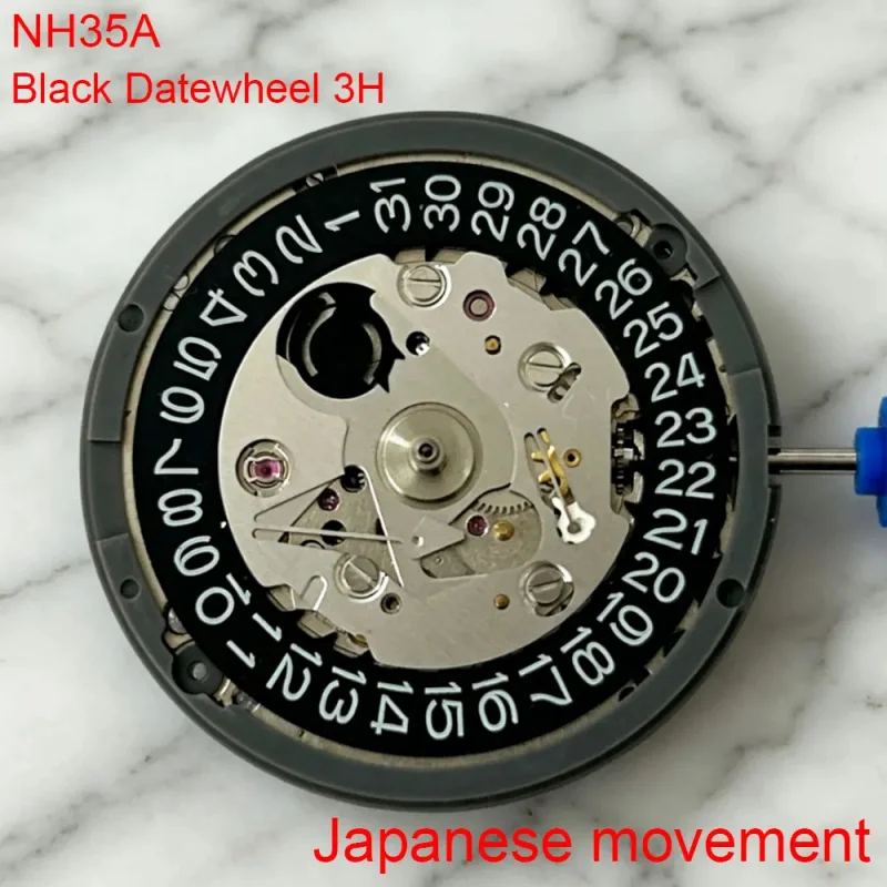 Japanese seiko NH35A high-precision original movement with 24 Jewels mechanical automatic movement white and black date at 3:00
Japanese seiko NH35A high-precision original movement with 24 Jewels mechanical automatic movement white and black date at 3:00