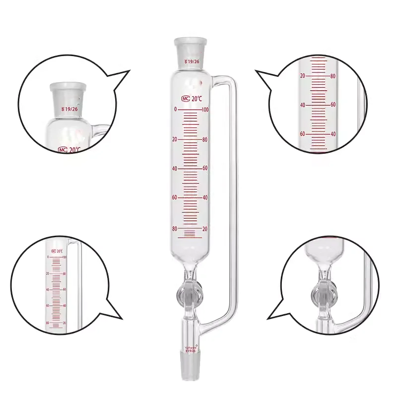 Constant pressure dropping funnel with scale and glass piston 150/250/500/1000/2000ml reactor laboratory separatory funnel
Constant pressure dropping funnel with scale and glass piston 150/250/500/1000/2000ml reactor laboratory separatory funnel