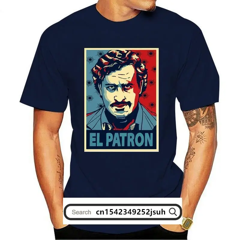 New Pablo Escobar El Patron T Shirt Short Sleeves 100% Cotton Tees Vintage T-Shirts Crazy Men O-Neck Plus Size Tees
New Pablo Escobar El Patron T Shirt Short Sleeves 100% Cotton Tees Vintage T-Shirts Crazy Men O-Neck Plus Size Tees