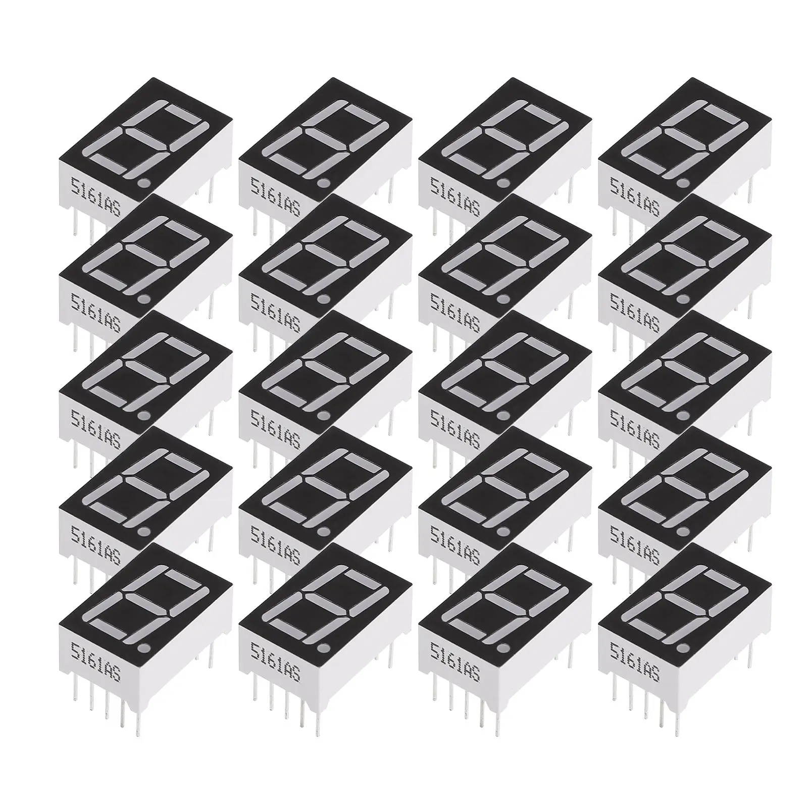 20pcs Red Light Digital Tube 0.5 Inch LED Display Module Common Material Stable Characteristics
20pcs Red Light Digital Tube 0.5 Inch LED Display Module Common Material Stable Characteristics