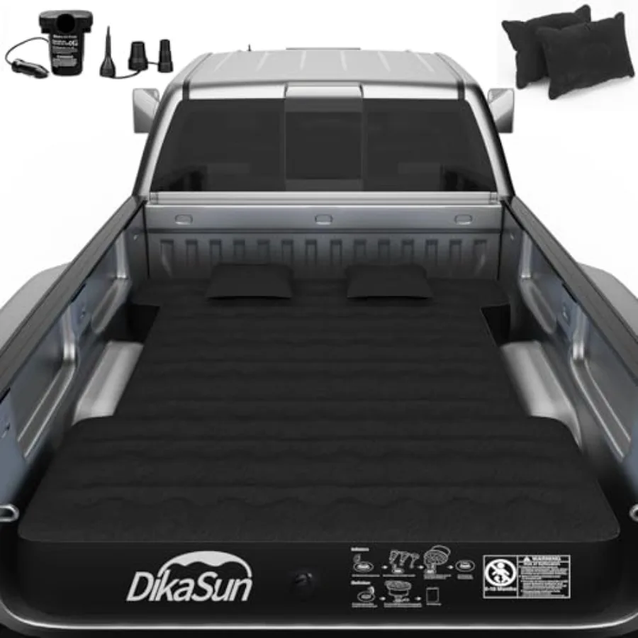 Надувной матрас для кузова грузовика (5.5-5.8 футов, полноразмерные короткие кузова) с насосом и сумкой для переноски, черный, из прочного ПВХ материала
Надувной матрас для кузова грузовика (5.5-5.8 футов, полноразмерные короткие кузова) с насосом и сумкой для переноски, черный, из прочного ПВХ материала