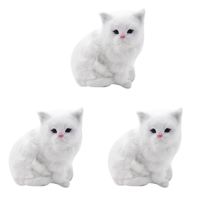 MYMF-3X Realistic Cute Simulation Stuffed Plush White Persian Cats Toys Cat Dolls Table Decor Kids Boys Girls
MYMF-3X Realistic Cute Simulation Stuffed Plush White Persian Cats Toys Cat Dolls Table Decor Kids Boys Girls
