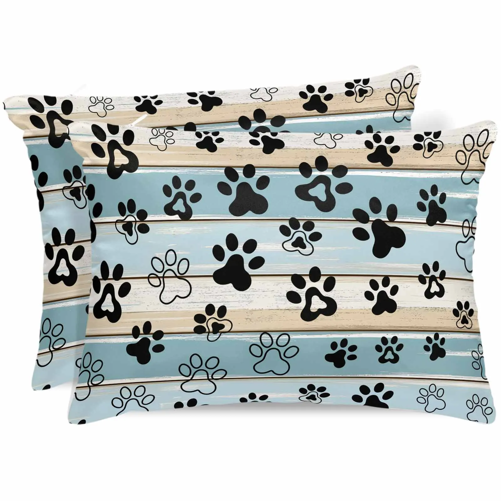 Vintage Farmhouse Pet Paws Wood Grain Bed Satin Pillowcase 2pcs Sofa Pillow Cover Case Bedroom Satin Cushion Covers Home Decor
Vintage Farmhouse Pet Paws Wood Grain Bed Satin Pillowcase 2pcs Sofa Pillow Cover Case Bedroom Satin Cushion Covers Home Decor