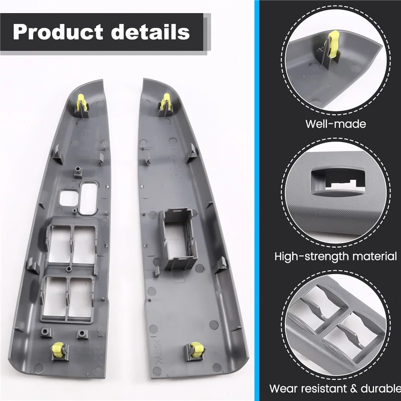 A82M-Car Electric Window Control Panel Switch Front Door Handle Cover Car Window Switch Regulator Panel Door Armrest Upper Panel
A82M-Car Electric Window Control Panel Switch Front Door Handle Cover Car Window Switch Regulator Panel Door Armrest Upper Panel