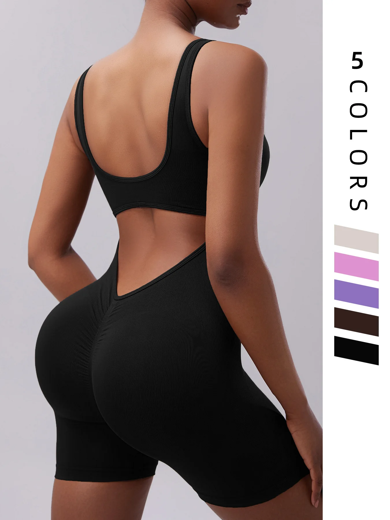 2024 New Beauty Sleeveless Amazon jumpsuit Cross border Women's Solid Color Tight Sports Casual Yoga jumpsuit
2024 New Beauty Sleeveless Amazon jumpsuit Cross border Women's Solid Color Tight Sports Casual Yoga jumpsuit