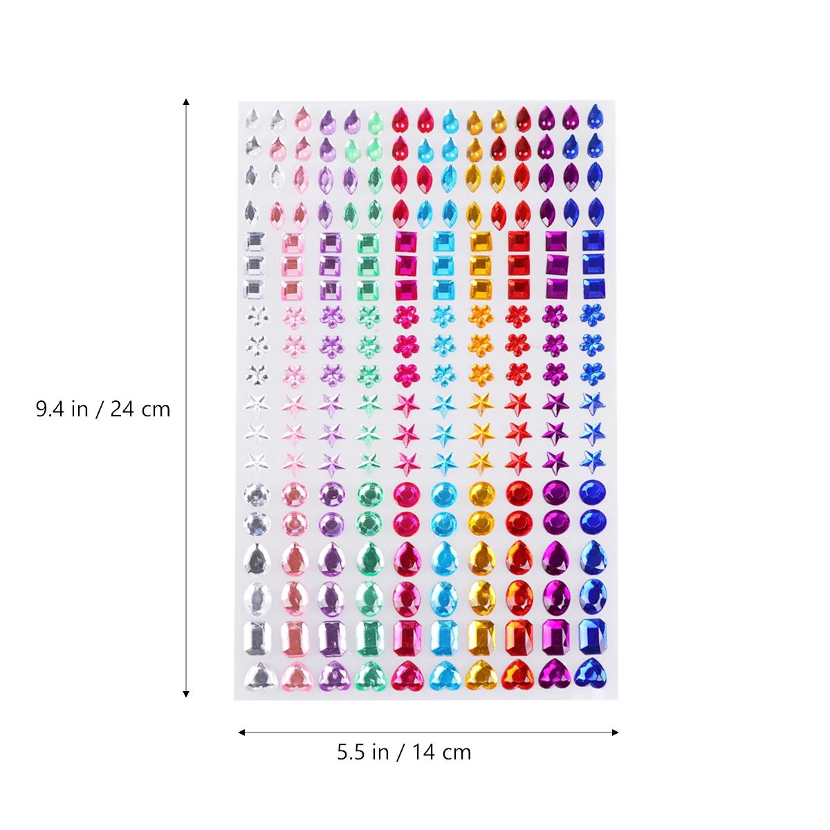 2 Sheets Acrylic Diamond Stickers Kids Safe Peel Stick Craft Scrapbook Classroom Calendar Decoration Phone Pencil Case Computer
2 Sheets Acrylic Diamond Stickers Kids Safe Peel Stick Craft Scrapbook Classroom Calendar Decoration Phone Pencil Case Computer
