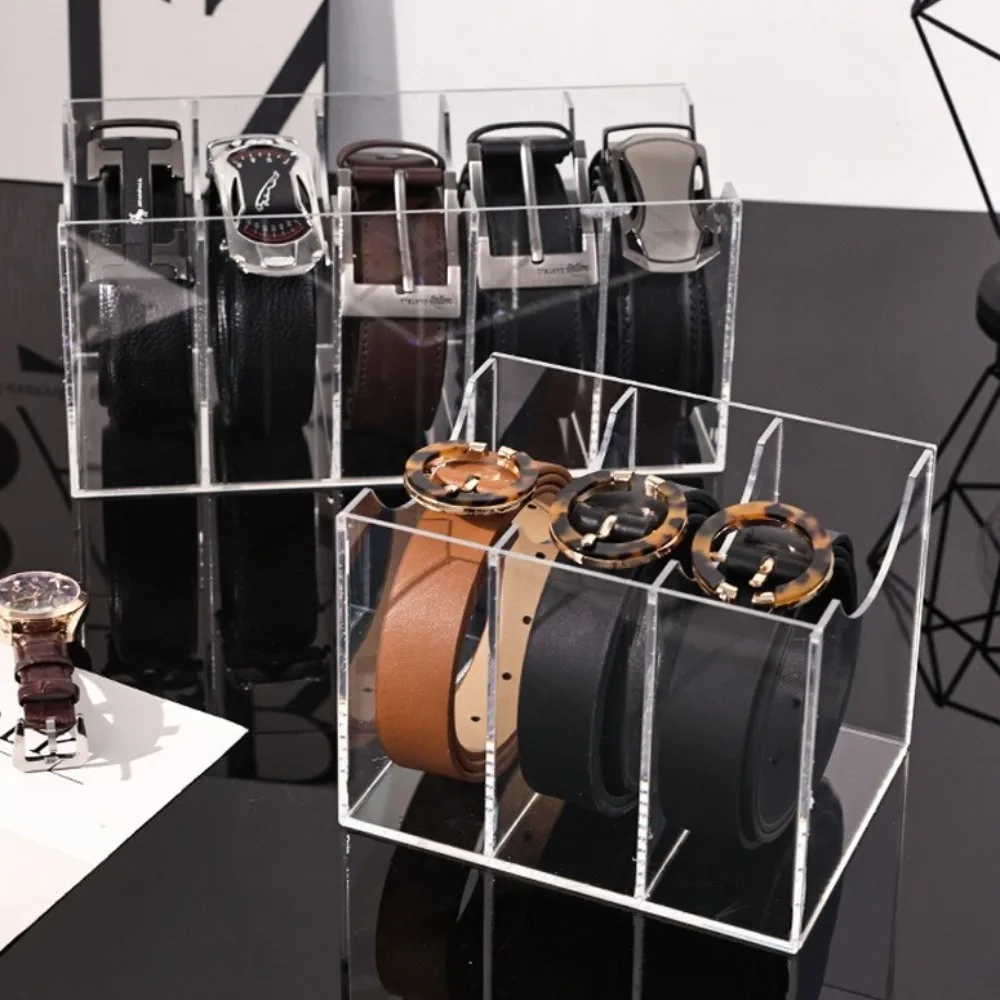 New 3/5/7 Grid Belt Storage Holder Acrylic Multi-grid Display Case Transparent With Dividers Storage Rack
New 3/5/7 Grid Belt Storage Holder Acrylic Multi-grid Display Case Transparent With Dividers Storage Rack